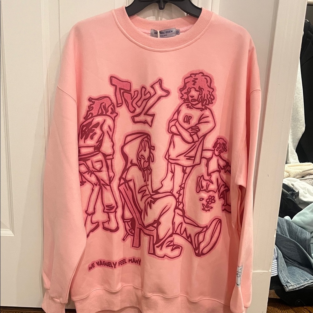 Aelfric Eden Pink Graphic Sweatshirt